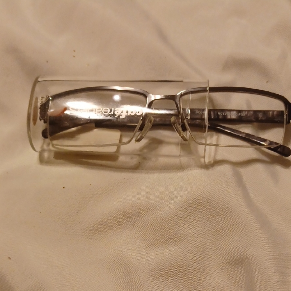 Foster Grant Silver and Black Glasses